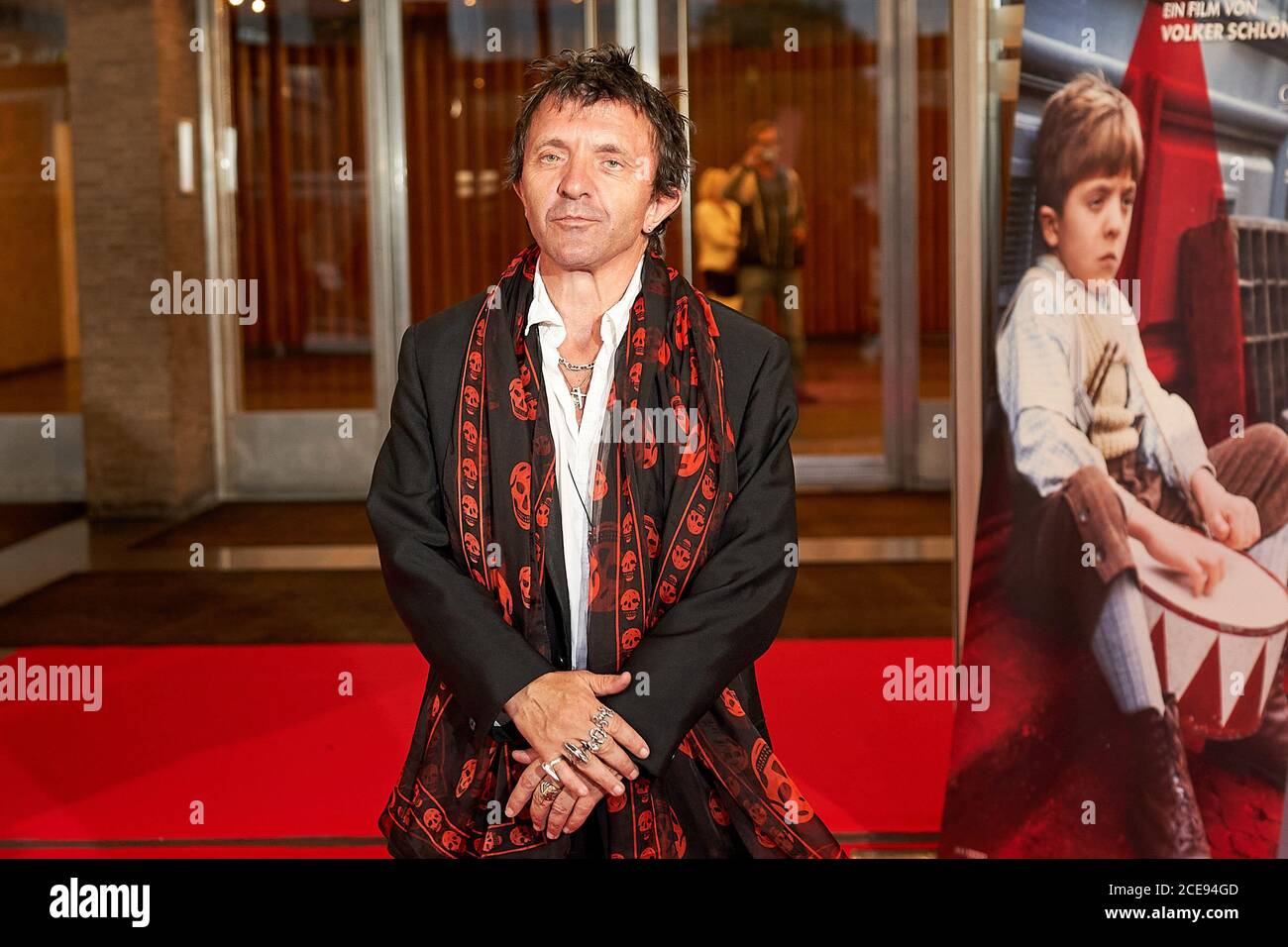 Deutschland. August 2020. Foto-Call für DIE BLECHTROMMEL im Kino International in Berlin mit Hauptdarsteller David Bennent Quelle: dpa/Alamy Live News Stockfoto