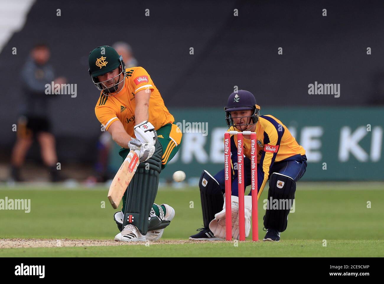 Notts Outlaws Chris Nash beim Vitality T20 Blast Match in Trent Bridge, Nottingham. Stockfoto