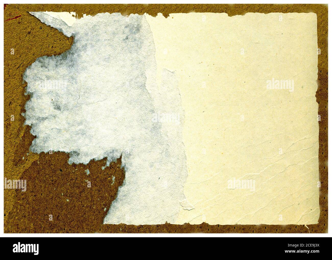 Cover des alten Buches Stockfoto