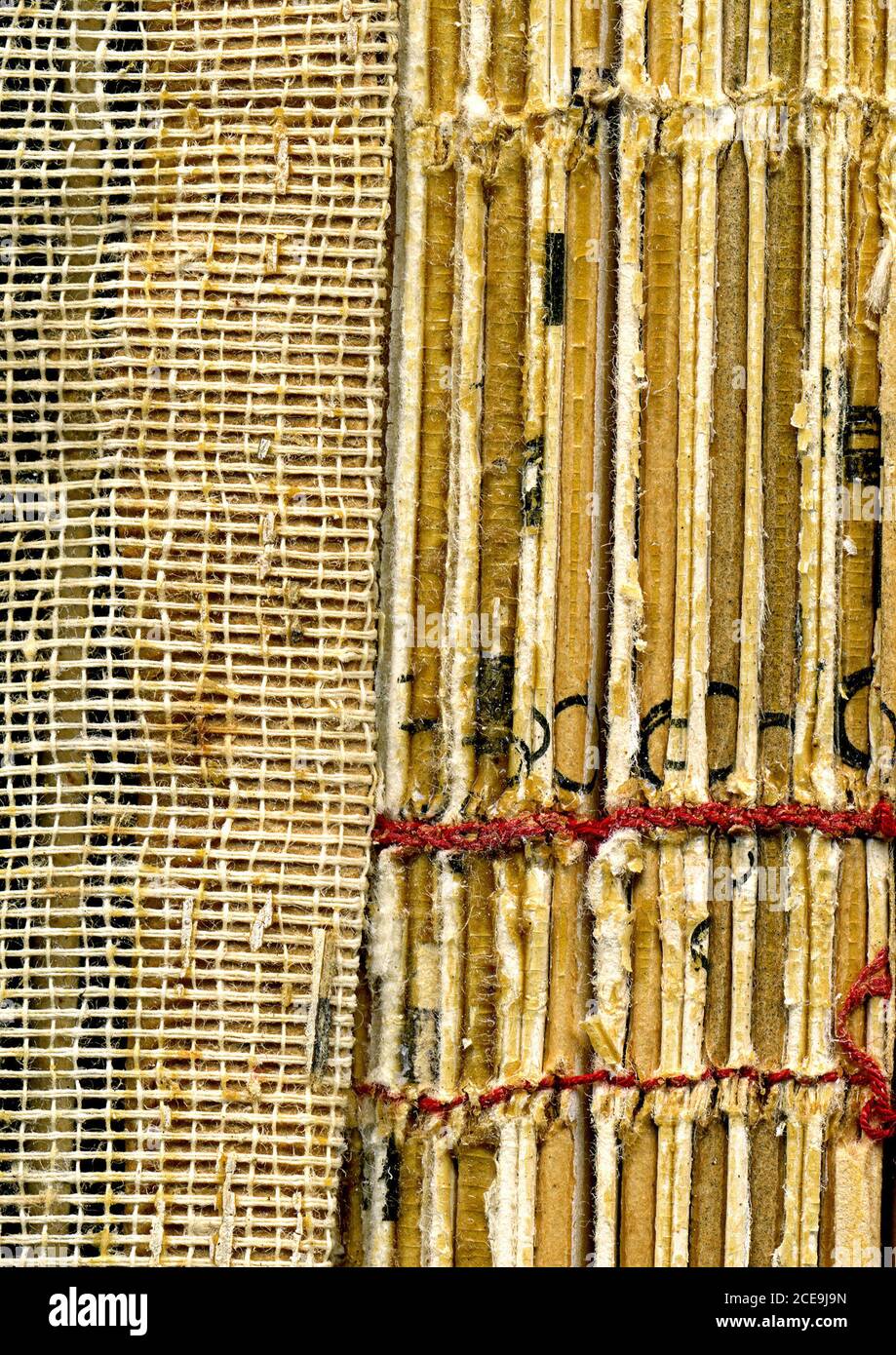 Cover des alten Buches Stockfoto