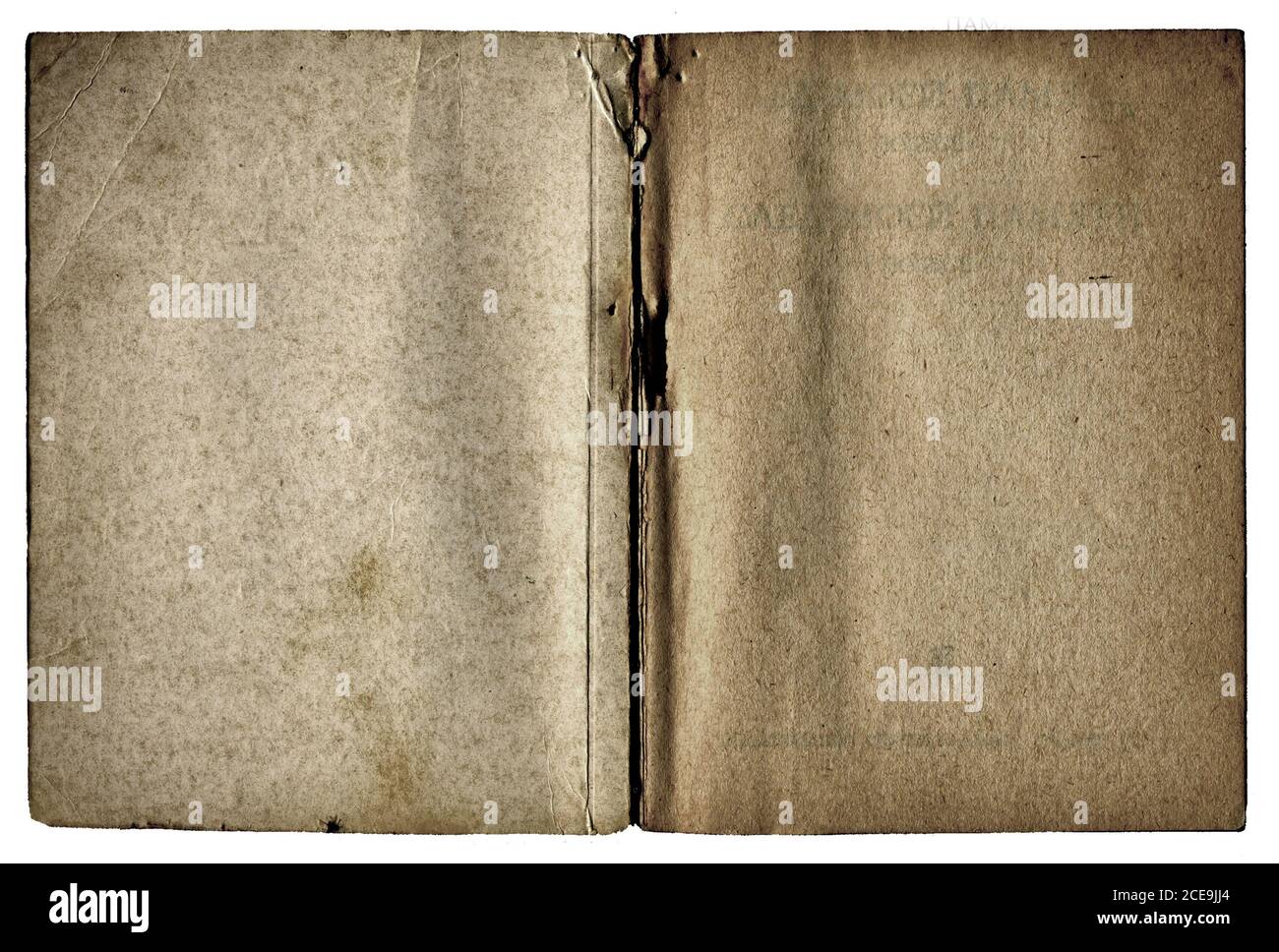 Aging Copy-Buch Stockfoto