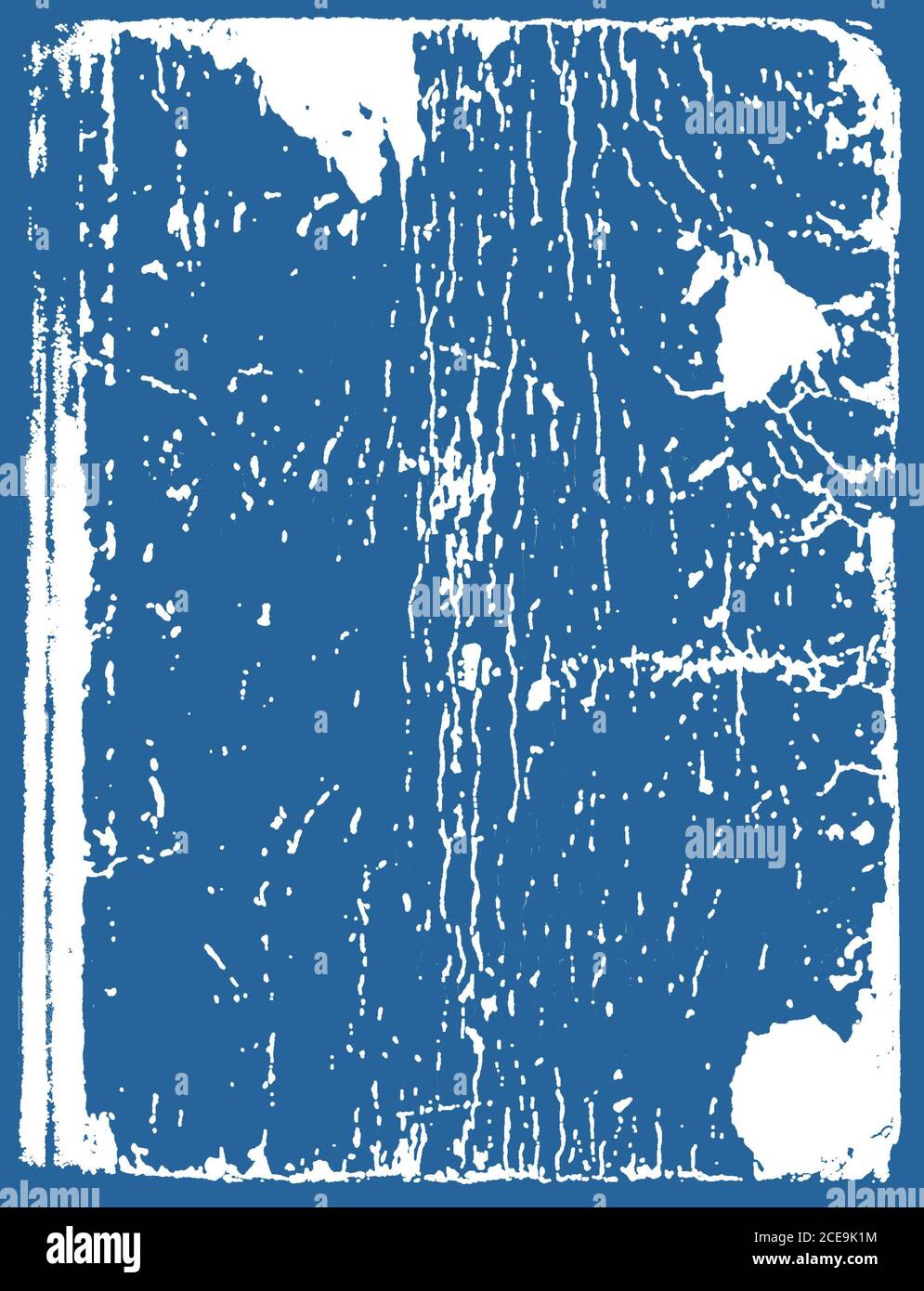 Cover des alten Buches auf weißem Hintergrund Stockfoto