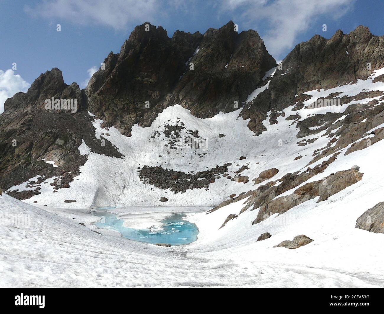 Panoramafenblick auf 'Cima di Nasta', Alpi Marittime, Italien Stockfoto