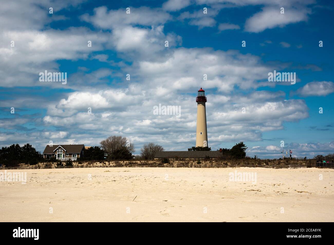 Cape May Lighthouse Stockfoto