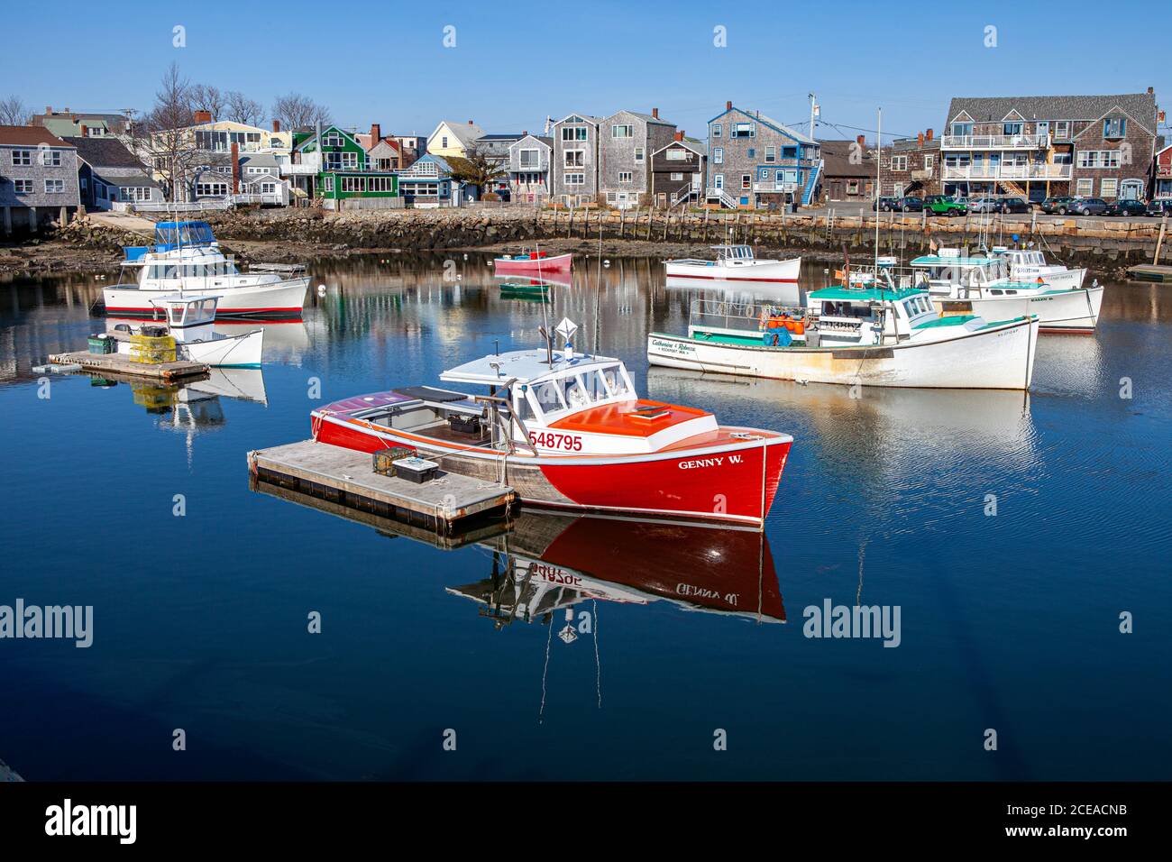 Rockport, Hafen in Rockport, Massachusetts Stockfoto