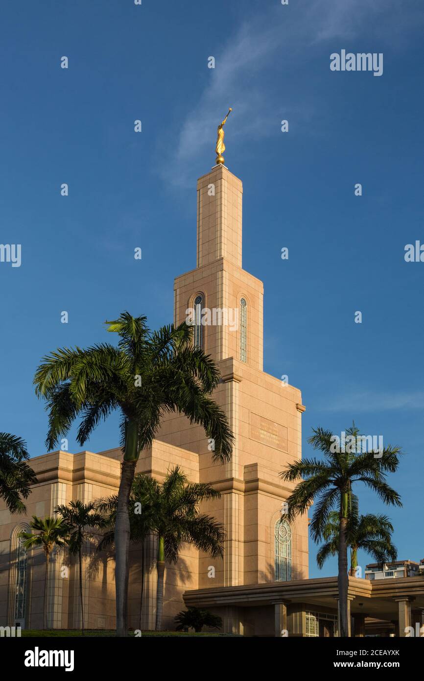 Der Santo Domingo Dominikanische Republik Tempel der Kirche Jesu Christi der Heiligen der Letzten Tage wurde im Jahr 2000 fertiggestellt. Es ist der erste LDS oder Stockfoto