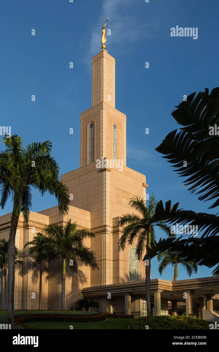 Der Santo Domingo Dominikanische Republik Tempel der Kirche Jesu Christi der Heiligen der Letzten Tage wurde im Jahr 2000 fertiggestellt. Es ist der erste LDS oder Stockfoto