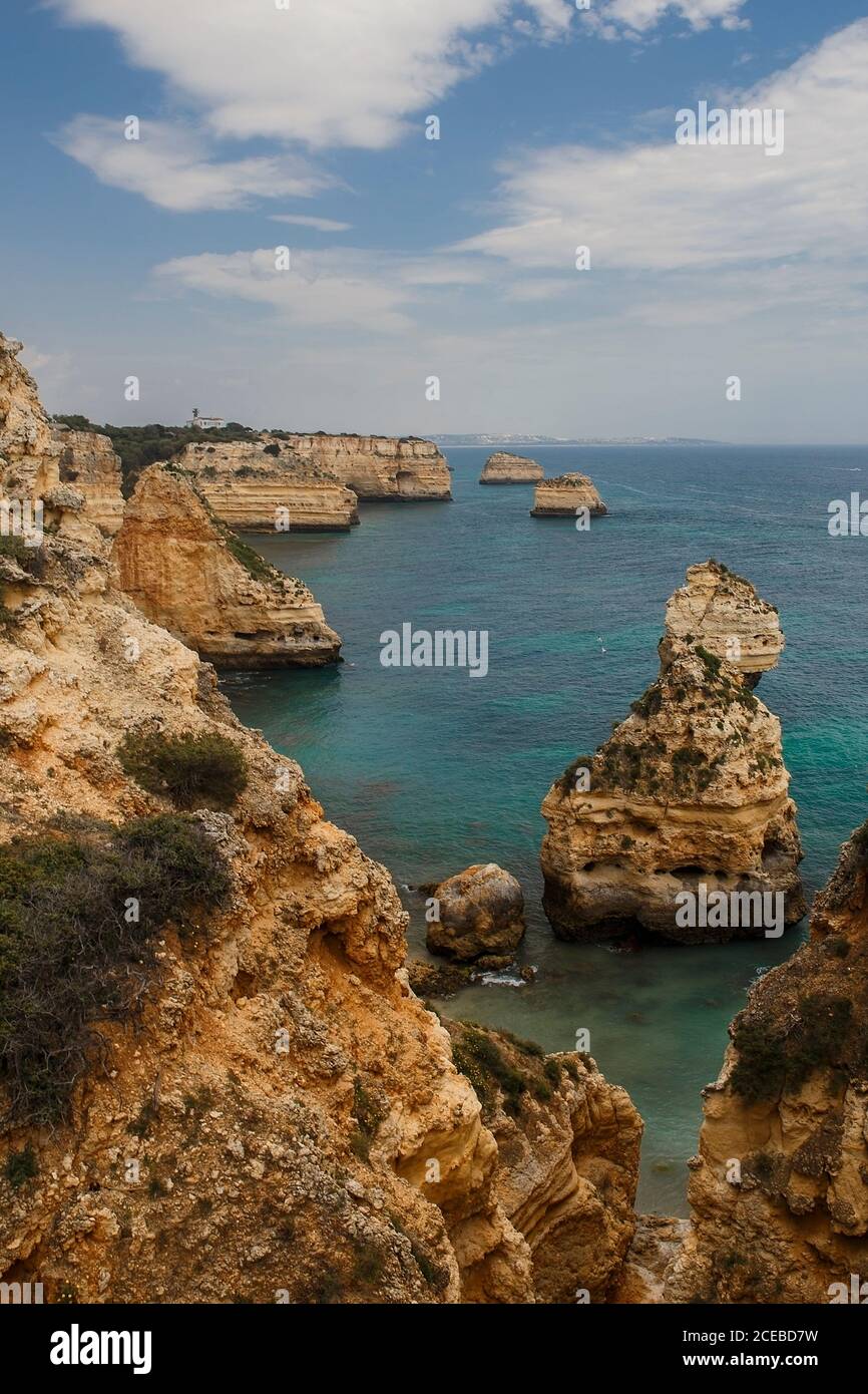 Algarve-Küste-Portugal Stockfoto