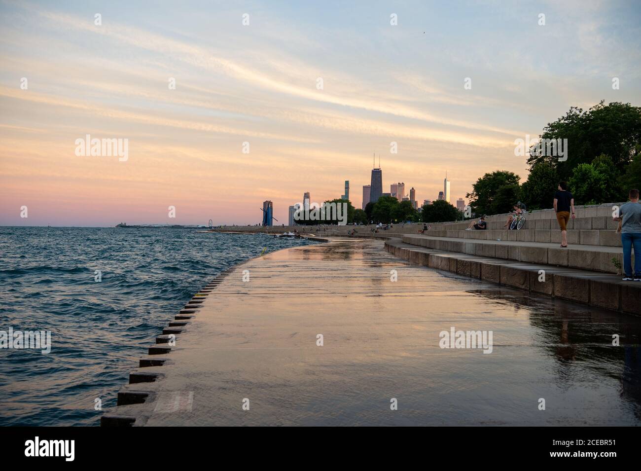 Chicago 2020 während der Covid-19 Stockfoto