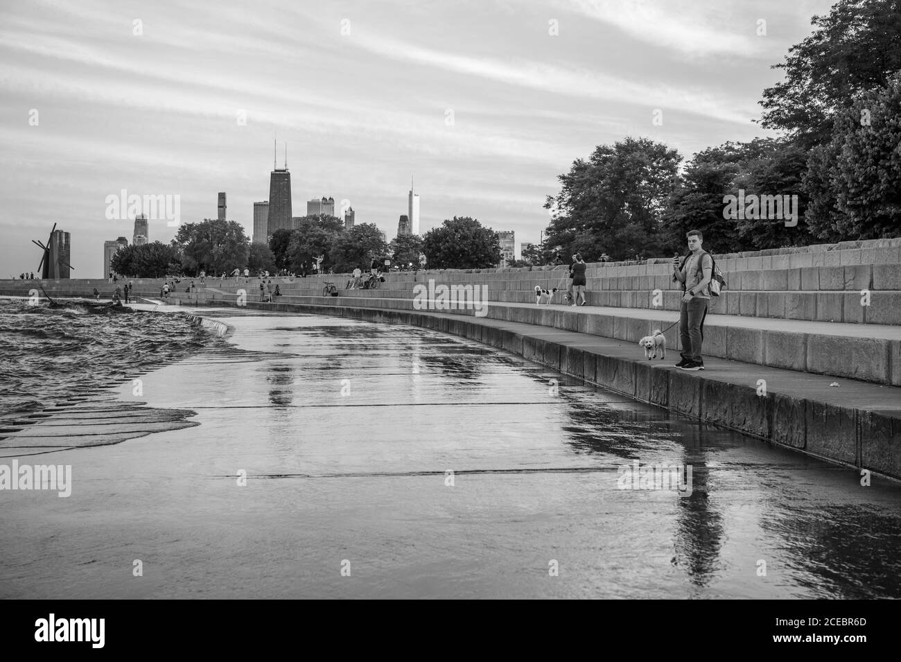 Chicago 2020 während der Covid-19 Stockfoto