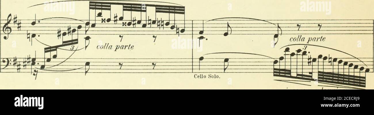 . Till Eulenspiegel : Volkoper in zwei Theilen und einem Nachspiel : frei nach Johann Fischchart's 'Eulenspiegel Reimensweiss'. i r g «. 1 r J £ % te kr-fer £ 3E£ r=ü=S: f 1 d • # tt J J * Y doch sag, wo dist so lang geblü tod! M bettelnd nggeblie - ben? p r i r eh, Mut - ter-che Ach, Mut - tfer-chen!a piacere. A piacere ma leggiero ? . Wo hast du her-um-ge - trie - ben Accelerando. (Die J wie früher die J)) 9 i ^H legen Du Stockfoto