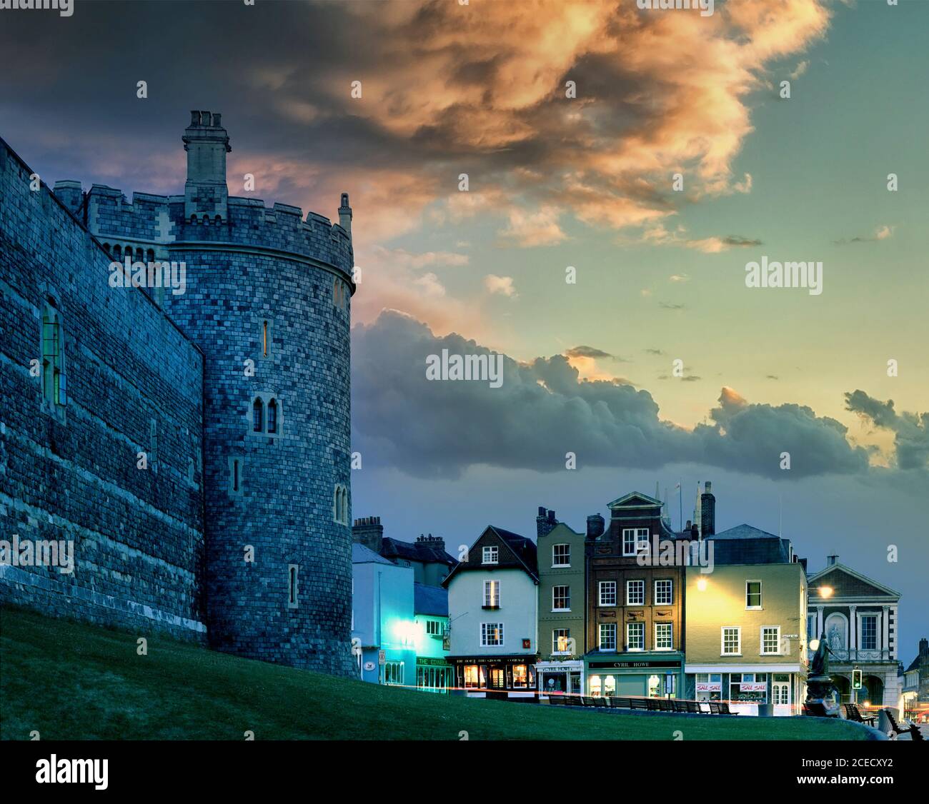 GB - BERKSHIRE: Windsor Schloss und Altstadt Stockfoto