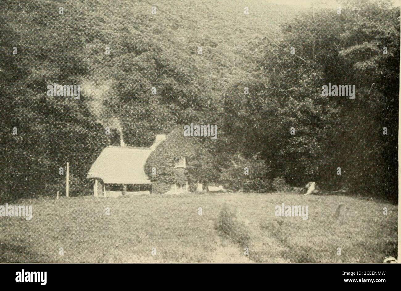 . Ein bildlicher und anschaulicher Führer nach Dublin und die Wicklow Touren ... B. Killkk,] [Bray. GLEN COTTAGE, GLEN OF THE DOWNS. 27 Stockfoto