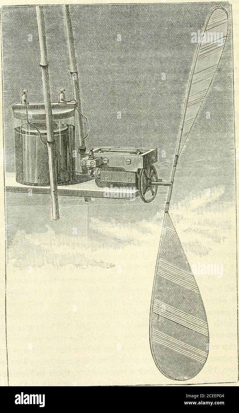 Volkswissenschaft Monatlich Onvielle Wurde Durch Den Wind Getragen Im Februar 1869 In Funfunddreissig Minuten Von Paris Nach Neuilly Saint Front Eine Entfernung Von Funfzig Meilen Mit Dem Fortschritt Der Elektrowissenschaft Schritt Gehalten