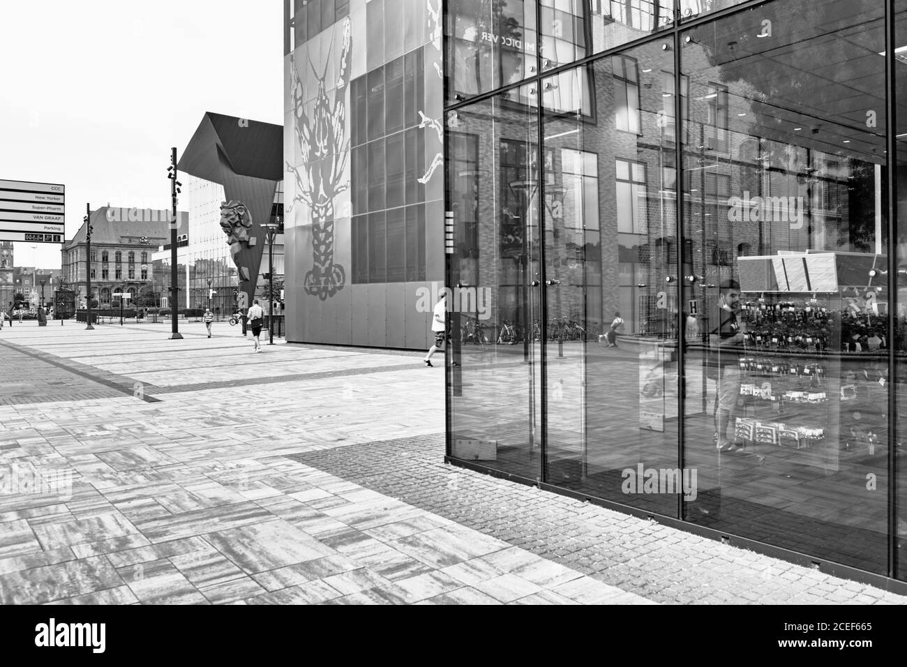 Schönes Beispiel Architektur Detail in Danzig, Polen. Stockfoto