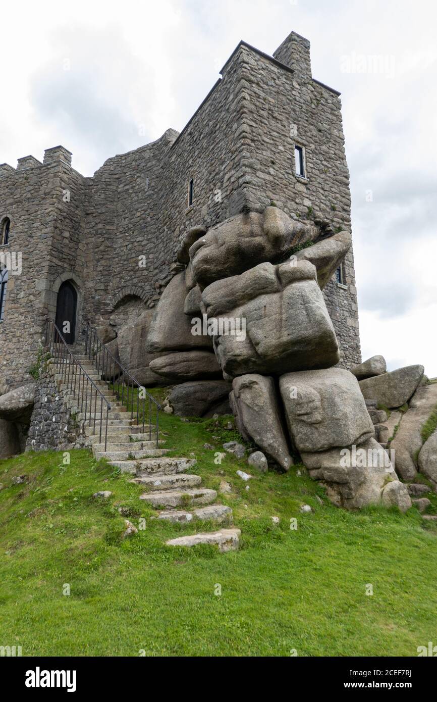 Carn Brea Castle Restaurant Stockfoto