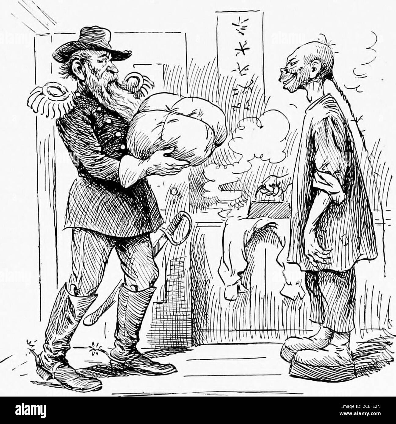 . Bill Nye Geschichte der Vereinigten Staaten. Kuracy in Zählen tot hasalways was perfectly Marvelous, gesteht onlyseven tausend in allen. Grant wandte nun seine Aufmerksamkeit auf Peters-Burg, aber Lee war dort vor ihm und intrenched, so dass die Union Armee musste intrench. Dies nur verschoben den bösen Tag, jedoch. Die Dinge formten sich nun zu einer Belagerung von Richmond, mit Petersburg als erster Vorposten der belagerten Hauptstadt. Am 30. Juli wurden achttausend Pfund Pulver sorgfältig unter eine Festung der Confed-erate eingeführt und das ganze in die Luft gehisst, so dass ein riesiges Loch, in dem, ein Stockfoto