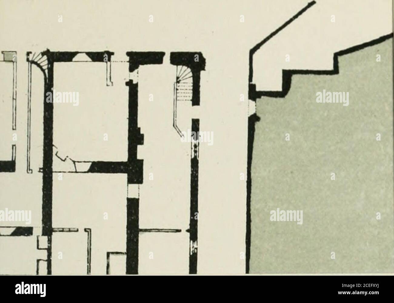 . Die archäologische Zeitschrift. pel der Plan der Kirche hat das gleiche in seiner architektonischen Geschichte fortgesetzt. Thereason dafür wurde jedoch nicht angegeben. Es war nicht Mangel an Geld, denn uns wird gesagt, dass die Opfer an KingEdwards Grab so groß eine Summe, dass die ganze Kirche hätte wieder aufgebaut. Der wahre Grund, glaube ich, liegt in der Tatsache, dass die Abtei von Gloucesterbesaß keine großen freistehenden Schrein, wie die von St., Thomas in Canterbury, oder von St. Hugh in Lincoln, oder ofSt. Tschad in Lichfield, so gab es keine Entschuldigung für die Erweiterung der Kirche nach Osten, um Platz für die s Stockfoto