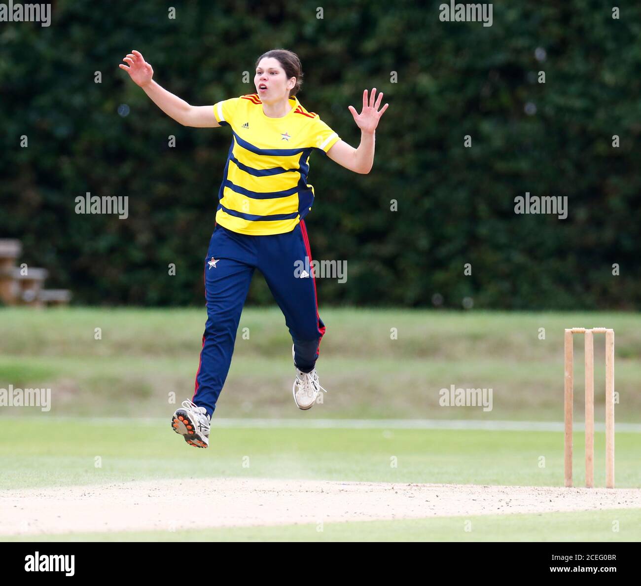 BECKENHAM, Großbritannien, AUGUST 31:Surrey East Stars Alice Davidson-Richards (A D R ) während der Rachael Heyhoe Flint Trophy zwischen South East Stars wo Stockfoto