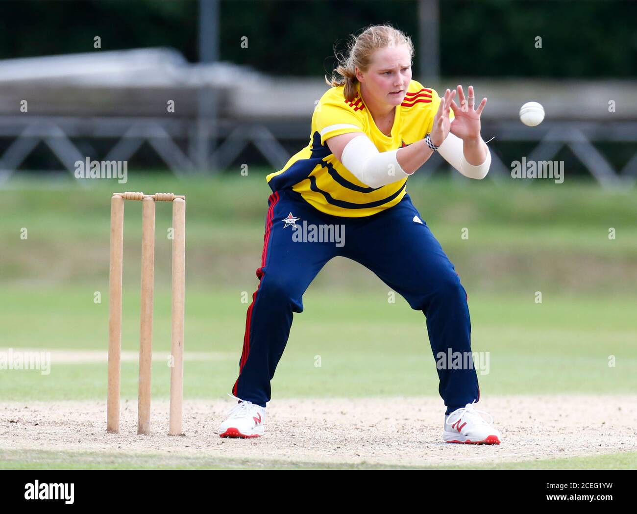 BECKENHAM, Großbritannien, AUGUST 31:Surrey East Stars Bryony Smith während der Rachael Heyhoe Flint Trophy zwischen South East Stars Women und Sunrisers wo Stockfoto