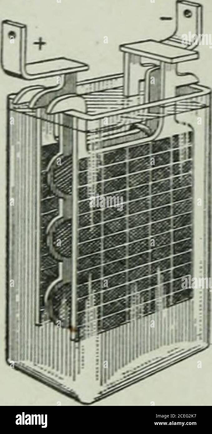. Die Ontario High School Physik. Über, diese aktuelle wird viel länger dauern. Dieses Experiment illustriert das Wirkprinzip von Allspeicherzellen oder acciiniidatovfi. Wlien tlie Strom wird durch die verdünnte Säure fromone Platte an die andere, der Sauerstoff an der Anode mit dem Blei freigesetzt, Bildung von Oxid von Blei. Die Zusammensetzung der Anode wird also von der Kathode unterschieden, und in der Folge entsteht ein potenzieller Unterschied zwischen ihnen, der einen Strom in die entgegengesetzte Richtung fließen lässt, wenn die Platten durch einen Leiter verbunden werden. Dieser Strom fließt weiter bis Stockfoto