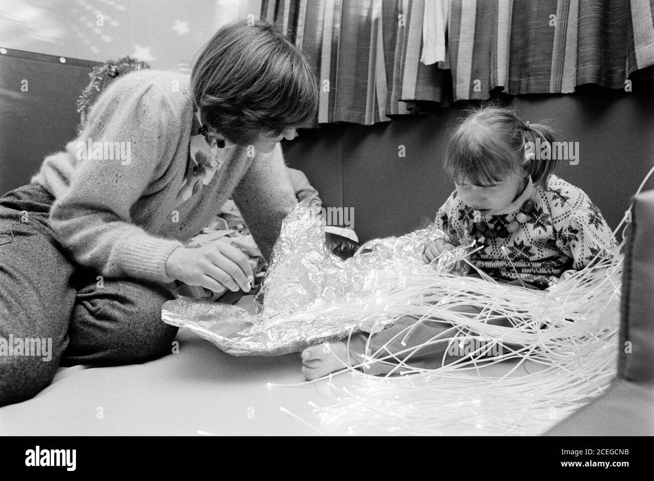 West of England Schule für Kinder mit wenig oder ohne Sicht, Exeter. 12. Februar 1990. Foto: Neil Turner Stockfoto