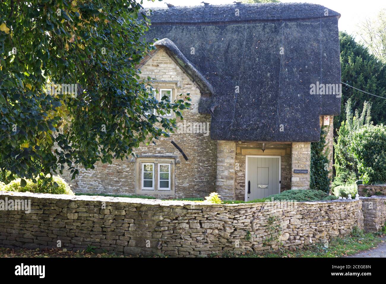 Dorf Biddestone, Wiltshire, wo Agatha Raisin gedreht wird. Stockfoto