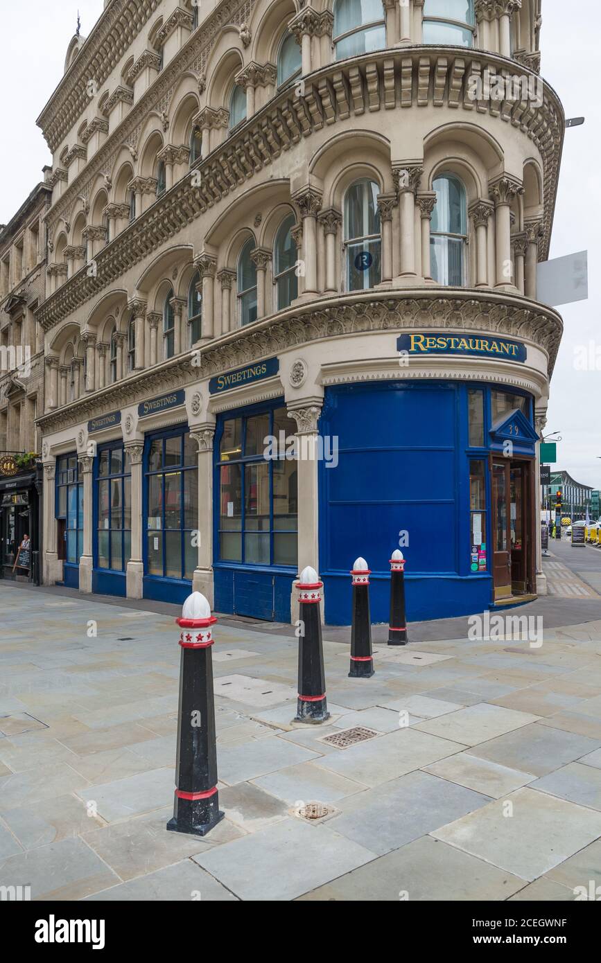 Seafood Restaurant in Queen Victoria Street, City of London, England, Großbritannien Stockfoto
