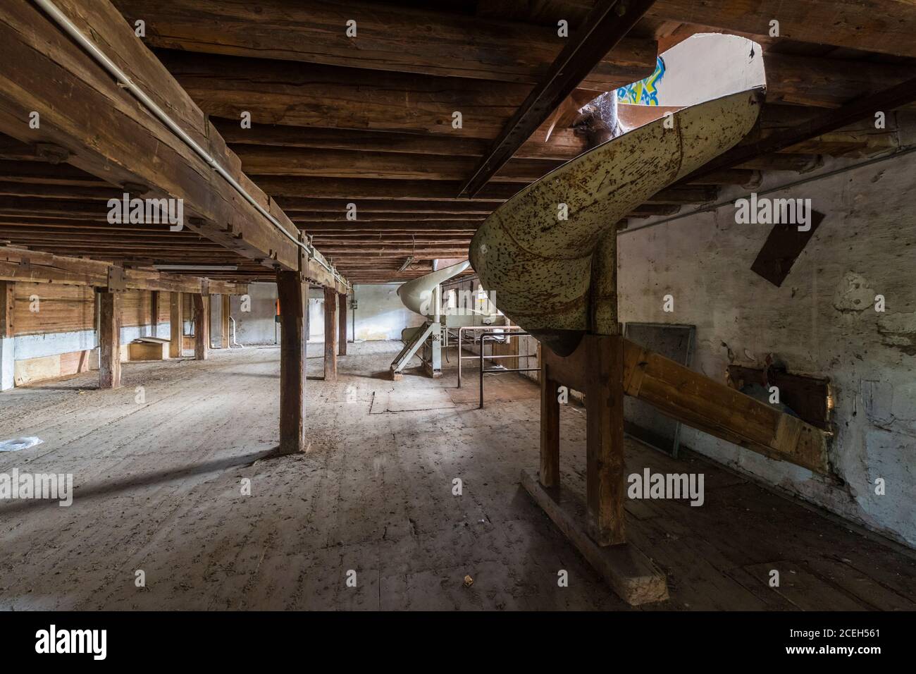 Italien Venetien Silea - Industriearchäologie - Chiari & Forti - Exformer Ölmühle Stockfoto