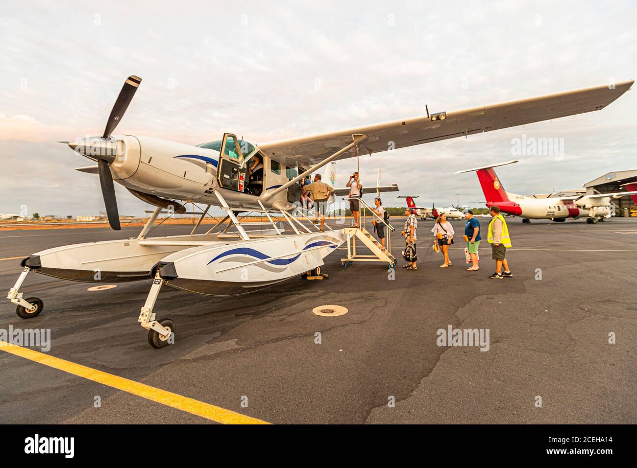Outback Float Plane Adventures am oberen Ende Australiens Stockfoto