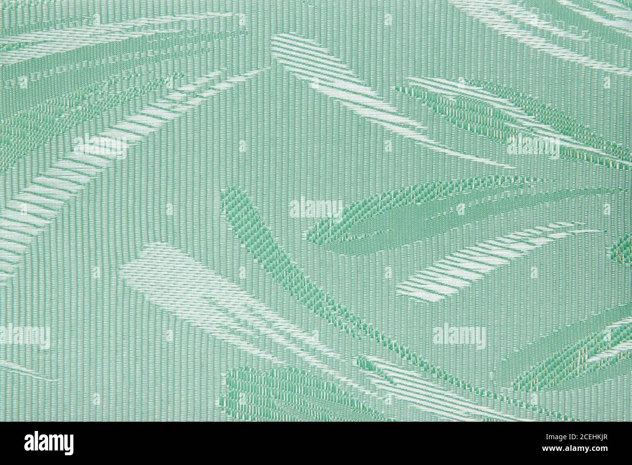 Light Green Stoff blind Vorhang Textur Hintergrund kann für verwenden Hintergrund oder Abdeckung Stockfoto