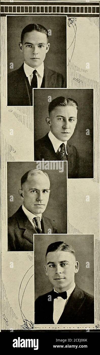 . Kaleidoskop. lle. Va. Philanthropischen Tennis Club 1918-19-20-21. ComiyClub 1919. Deutscher Verein 1919-20-21.Windless Wonders Football Team 1919.Charley Horse Football Team 1920. BOYXTOX BLAKE BREITEXHIRTCharleston, W. VA. Football Squad 19 20. Basketball Squad1921. Delegieren an Student Volunteer Con-vention 1921. CECIL M. BROWNY. M. C. A., Tennisclub. BasketballSquad, Student an der University of Texas. WILLIAM NORMAN COOK Niva, 2Y Sharps, VA. Philanthropische Freshman Declaimers Medal. ReadingContest 1919. Final Junior Orator 1919.Intermediate Junior Orator 1920. Debatervs. Guilford College 1921. Inte Stockfoto