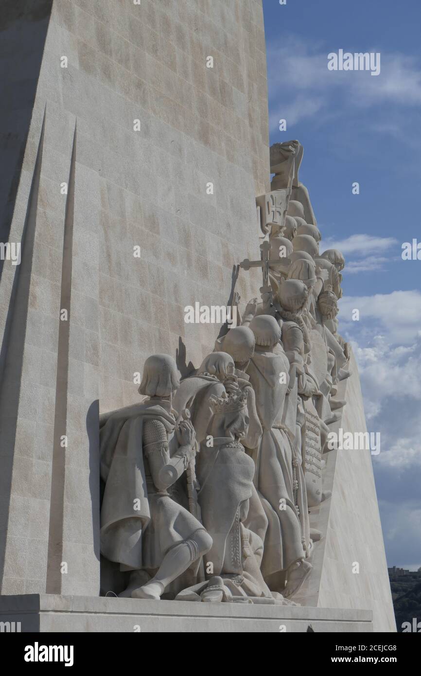 Lissabon - Denkmal der Entdeckungen Erkennungen Stockfoto