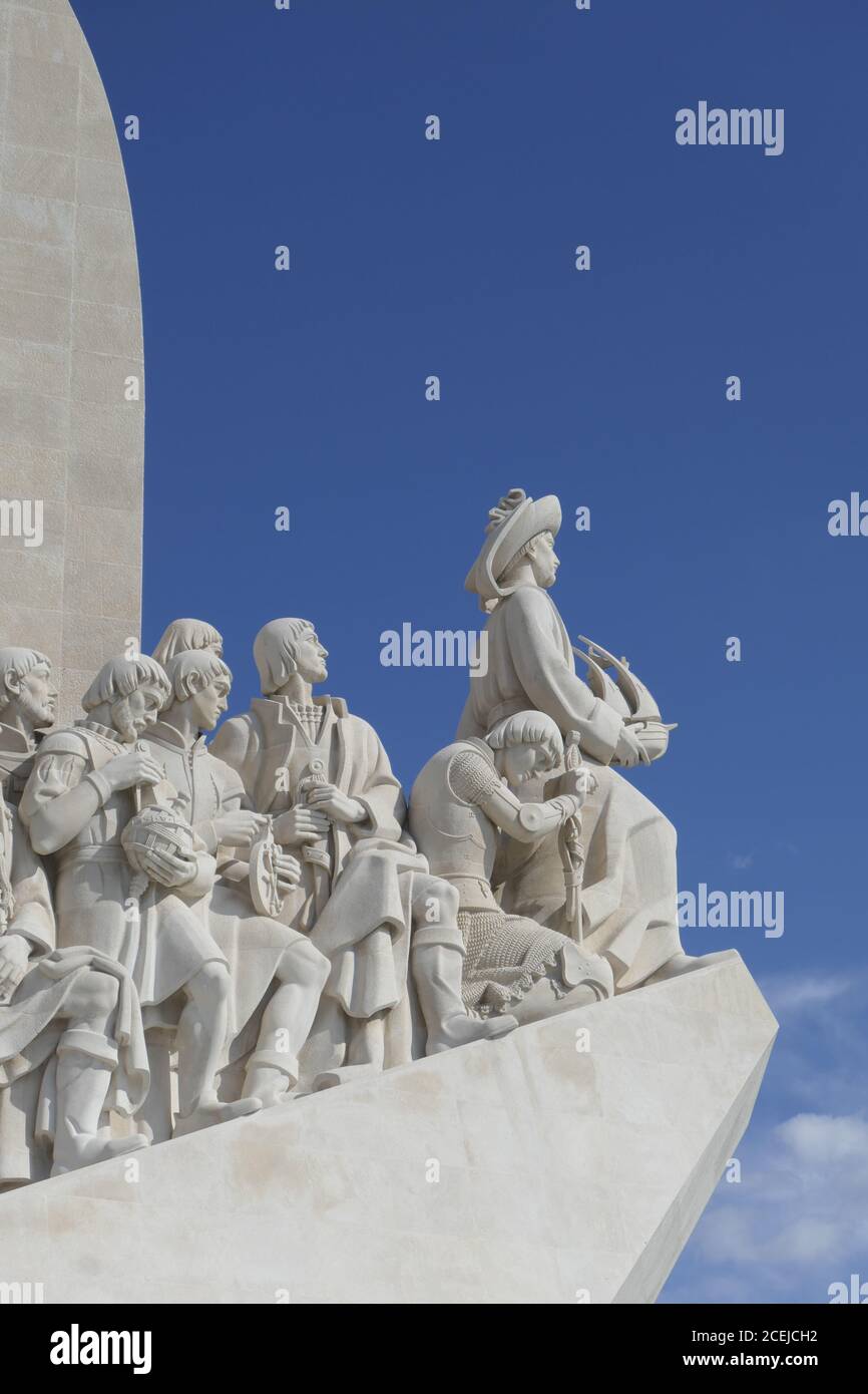Lissabon - Denkmal der Entdeckungen Erkennungen Stockfoto