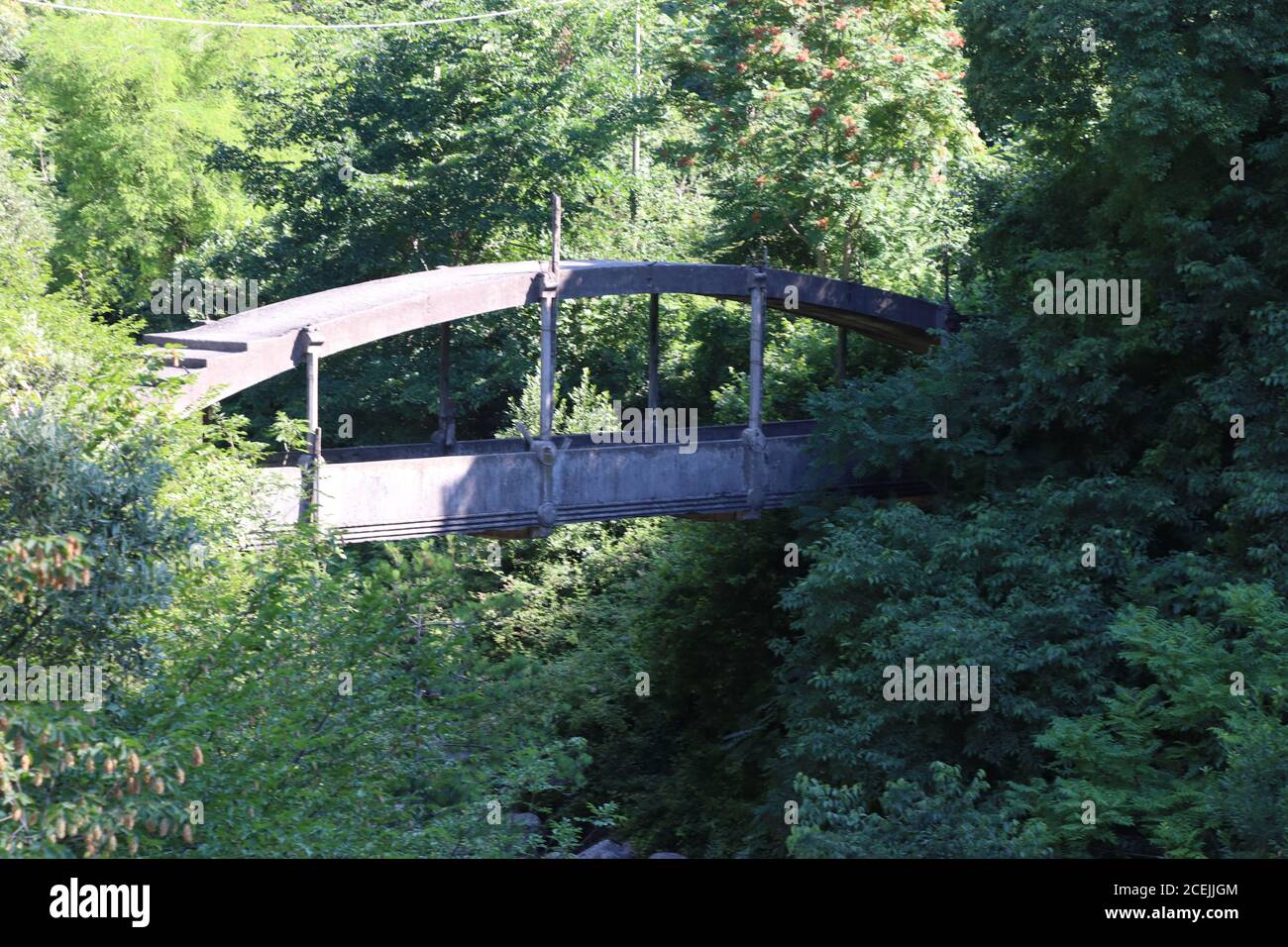 Alte römische Brücke Stockfoto