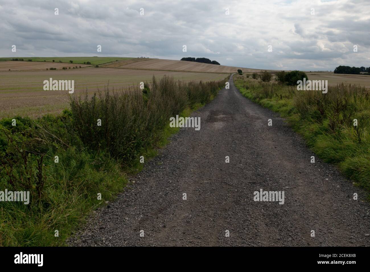 Ort der Schlacht von Roundway Hill, Devizes, Wiltshire, Großbritannien. Eine der Schlachten des ersten englischen Bürgerkrieges 1643 Stockfoto