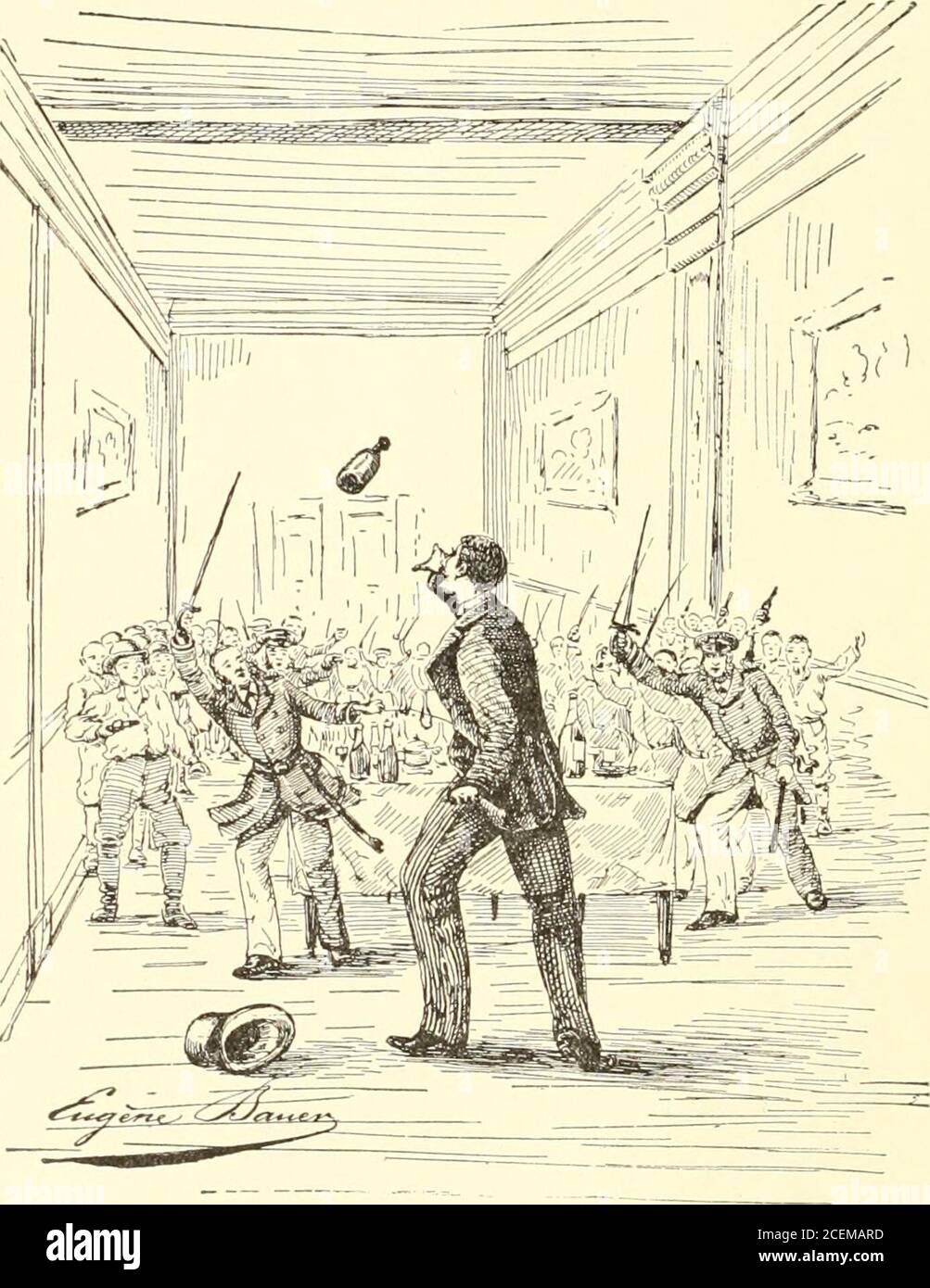 . Die Argonauten von Kalifornien, seiend die Reminiszenzen der Szenen und der Zwischenfälle, die in Kalifornien in den frühen Abbautagen auftraten; N nach dem sandigen Strand; aber der greaterportion jedoch der untergetauchten Stadt liegt im tiefen Wasser, überwehenwelche Schiffe im Hafen Fahrt am Anker. Ein kleiner Zwischenfall, der hier in der Stadt Lima am Vortag unserer Ankunft aufgetreten ist, wie wir gehört haben, ist perhapsworth Aufnahme. Nach unserer Ankunft im Hafen von Callao, fanden wir vor Anker dort, die U. S. sloop of war St. Mary, sowie die englische Mann-of-war Asien, und eine englische sloop of war, thename Stockfoto