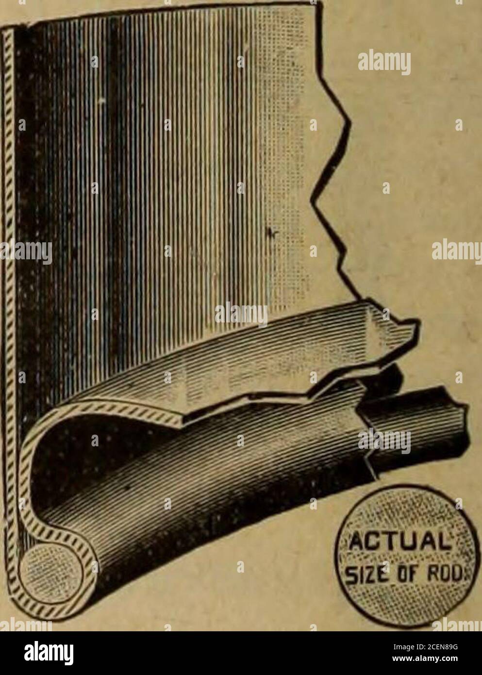 . Hardware-Merchandising Januar bis Juni 1900. Patent Angemeldet Für. AM STÄRKSTEN, weil es aus einem Stück Metall ohne Nieten oder Reifen zum Abreißen oder Abreißen gemacht wird. AM BILLIGSTEN, weil die Tasse, wie gezeigt, Schnitt, nimmt den Körper zinngleichmäßig und sicher, so dass es in mit der Hälfte des Löts und der Arbeit eines gewöhnlichen Boden beweidet. AM SAUBERSTEN, da alle scharfen Ecken wieder verschoben werden und kein Platz für Schmutz oder saure Milch übrig bleibt. Es ist AM EINFACHSTEN ZU BEWEGEN, weil es areno scharfe Ecken auf der Unterseite, um den Bodenbelag so lassen kann leicht zu rutschen reißen.. Patent Angemeldet Für. Alle Größen o Stockfoto