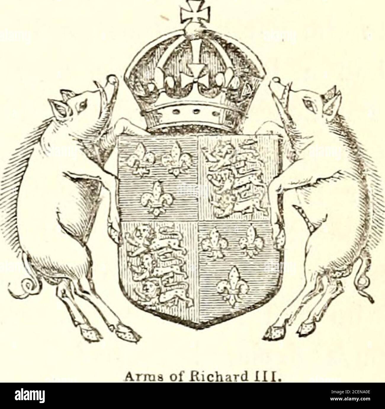 . Die Annalen von England: Ein Inbegriff der englischen Geschichte, von Co[n] temporären Schriftstellern, den Rollen des Parlaments und anderen öffentlichen Aufzeichnungen. Richard III., von seinem großen Siegel.. RICHARD III Richard, der jüngste Sohn von Richard, Herzog von York, wurde 1450 in Fotheringhay geboren. In seinem elften Jahr wurde er für die Sicherheit nach Flandern, anlässlich des Todes seines Vaters, aber wurde schnell von seinem Bruder Edward, zu dessen Vermögen zögert, eng verbunden haben sich, begleitend ihn in seinem Exil im Jahr 1470, und erhalten von ihm im Gegenzug viele wichtige Zuschüsse. Sehr früh inhis re Stockfoto