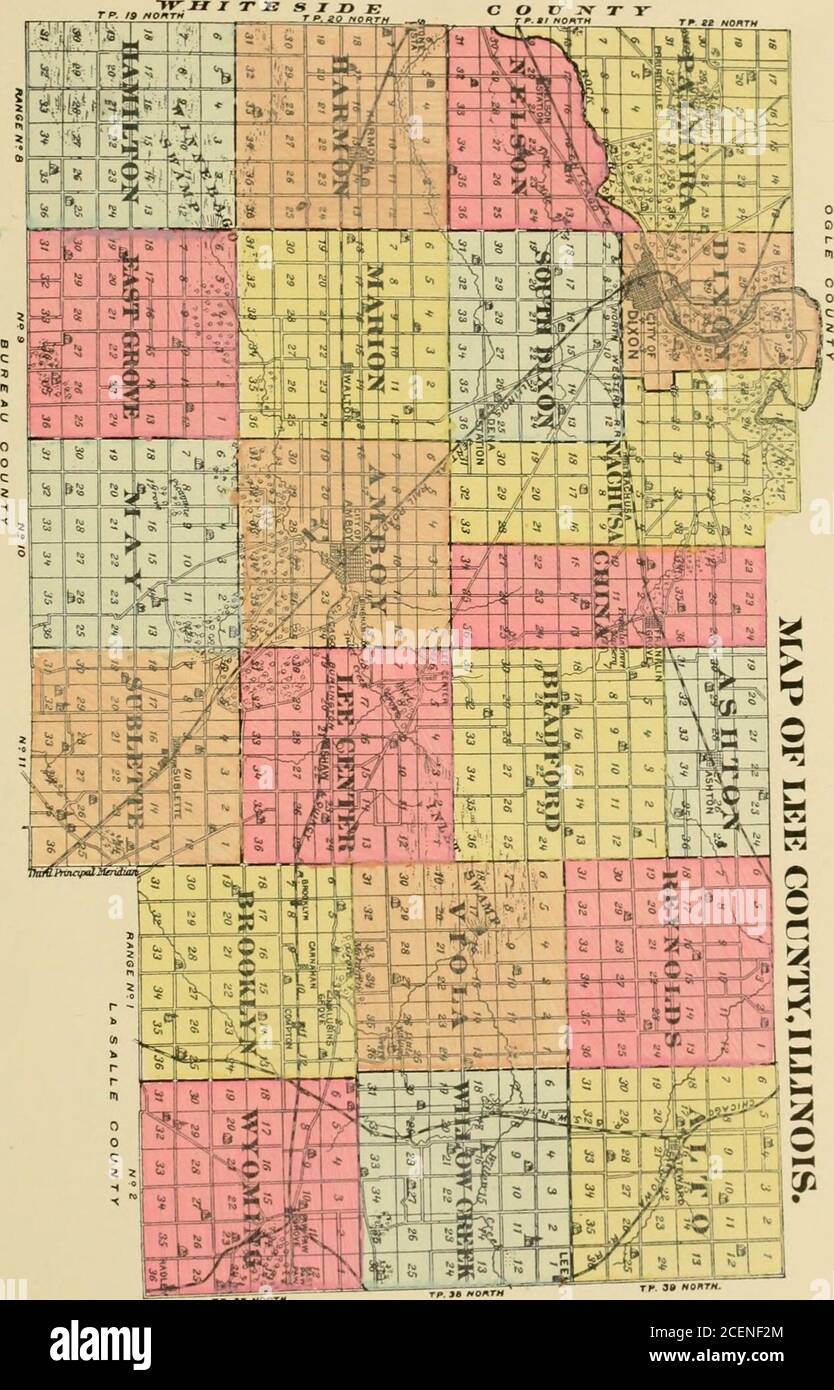 . Historische Enzyklopädie von Illinois. Ion of Sparta (1890) war 1,979;(1900), 2,041. TOLUCA, eine Stadt von Marshall County, gelegen auf der Tlie Line der Atchison, Topeka & Santa FeRailroad, 18 Meilen südwestlich von Streator. Es ist im Zentrum des reichen landwirtschaftlichen Bezirks; hat die üblichen Kirche und die pädagogischen Einrichtungen der Städte seines Ranges, und zwei Zeitungen. Bevölkerung(1900), 3,629. WEST HAMMOND, ein Dorf, das in der nordöstlichen Ecke von Thornton Townsliip, CookCounty, angrenzend an Hammond, Ind.. Von daser ist durch die Indiana State Line getrennt. Es liegt an der Michigan Central Railroad, eine Meile Stockfoto