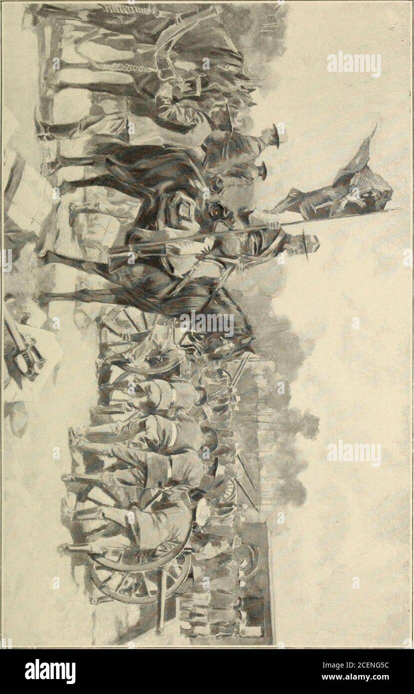 . Eine illustrierte Geschichte unseres Krieges mit Spanien: Seine Ursachen, Vorfälle und Ergebnisse. Kommandant, hatte wenig Wirkung, wegen der allgemeinen Überzeugung, dass die geschickten spanischen Strategen absichtlich alles falsch dargestellt, und aufgrund der engen Beobachtung in spanischen Häfen gehalten war es unmöglich, offenbar, die Berichte aus Cadiz zu überprüfen. EO onein Madrid wusste, oder, wissend, wagte zu saj, ob die floetwas wirklich in den Heimatgewässern war oder nicht, aber die Meinung war allgemein, dass die Regierung in jeder Hinsicht versucht, die Oper-tions zu verzögern, damit die Truppen der Vereinigten Staaten nicht eine Landung in Kuba ti zu machen Stockfoto