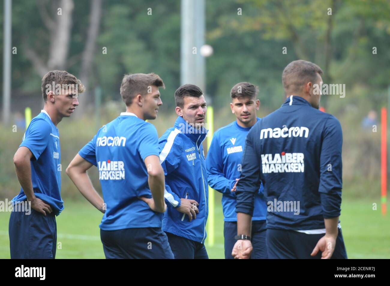 Zweiter Verein karlsruher sc in Ausbildung im Wildpark Kraftzirkel Beim KSC Stockfoto