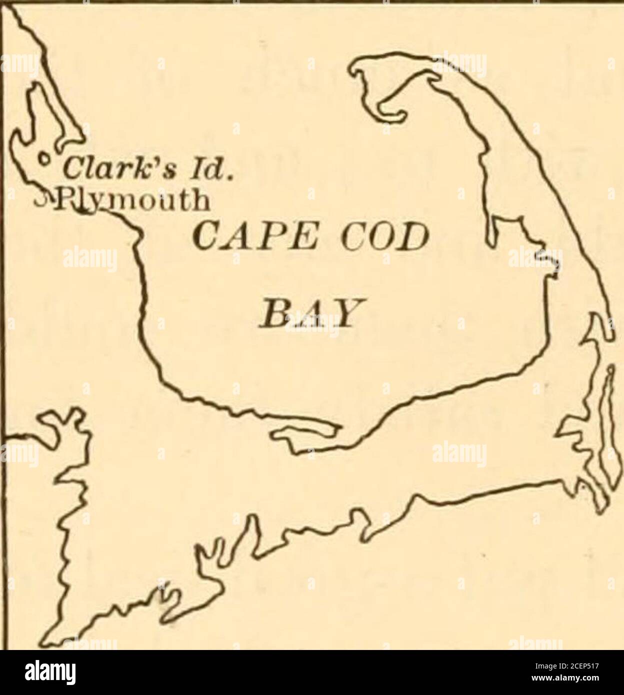 . Indianer und Pioniere; ein historischer Leser für die Jungen. Erfüllte das gleiche. . Und so kamen wir, müde und willkommen, nach Hause, und in unserem Mais in den Speicher geliefert, um für Samen. . Dies war unsere erste Entdeckung, während unser Shallop repariert wurde. 184 INDIANER UND PIONIERE. KAPITEL XIV DIE PLYMOUTH PLANTAGE.1620. Dies ist der Name von Mr. Bradforcrs Buch und von der Pilgrims Kolonie, in dem, was jetzt Teil von Mass-chusetts ist, für die erste Siedlung wurde gemacht, nicht auf Cape Cod, Ijut an der Hauptküste von Massachusetts Bay. Dort hatte Kapitän JohnSmith einen Hafen gefunden und ihn auf seine Landkarte von Neuengland gesetzt Stockfoto