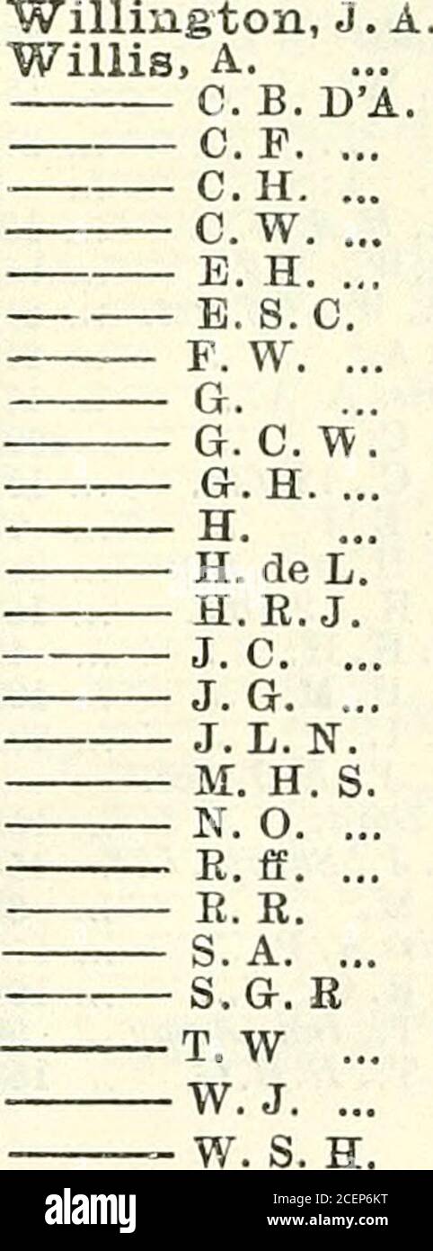 . Armeeliste. Williamson Oswald, O. 0. 2121. 1390. 1284.. 953. 547... 2120. 1576. 1393..1952a... 1355. 1580. 1117. 2161..15206.. 1968. 2069. 2106..i520a.. 19.59. 979..2036a.. 2134. 1936. 2134..2036 a.. 2076 3093 Willicott, G. F. W.t Willing-don, W.,Lord ■ W., WT. O^. ret. 2161. ... 15641916(2),1917, 2138... 521... 635...2028a... 2102... 1947... 2093... 271... 799... 1084...1530a... 890... 608...20.36a... 957... 2030... 1498... 2161... 19.32... 1039... 1479... 554... 715...1507a... 592... 1527...2036a... 2161 3248 INDEX. Verweise auf die Oradationslisten sind in schwerer Schrift. Willmore, Stockfoto