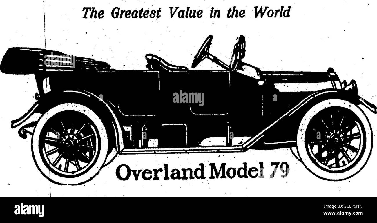 . 1913 des Moines and Polk County, Iowa, Stadtverzeichnis. HÄNDLER Reparaturen und Zubehör ■;:•& =*- ,V-r 1 das wunderbare Overland Auto 7%e größter Wert in der Welt. ZWEI ODER FÜNF PASSAGIERE – FÜNFUNDDREISSIG PFERD POWER114-Zoll-RADSTAND-Elektro-Ughted-VOLL AUSGESTATTET 950.00 £. O. B. Toledo, O. Equipped with Grap & Davis Electric Starter, USD 1,075.00 CLEMENS AUTOMOBILE CO., Distributors Fourth and Grand Avenue, des Moines, Iowa Brown-Corley Motors Company Maxwell Automobiles OHIO ELECTRICS TIFFANY ELECTRICS Masonic Temple Phom;WalrW37& CLASSIFIED BUSINESS DIRECTORY (1913) 1393 LEADING Stockfoto