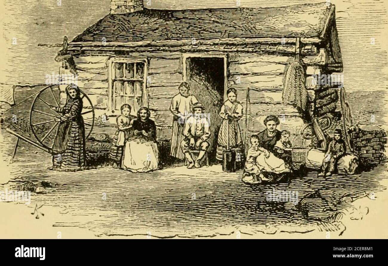 . Eine Engländerin in Utah : die Geschichte eines Lebens Erfahrung in Mormonismus. Ly zwei Frauen. Wenn es nur zwei Wohnungen gibt, soll der Mann, wenn nicht in einer, in der anderen sein, und die abgelehnte Frau drückt häufig ihre Meinung über ihren Rivalen im gegenüberliegenden Zimmer in sehr starker Sprache aus. Szenen, die in solchen Haushalten zu schockierend sind, um sich zu nähern, sind vielleicht zu beobachten. Brigham Young war sich dessen bewusst, als er sagte, dass er nicht mehr um ihn kämpfen und kratzen würde; und doch wagt er es angesichts all dessen, den Menschen zu sagen, dass dies der Orden der Himmlischen Ehe ist. Mit vielen w Stockfoto