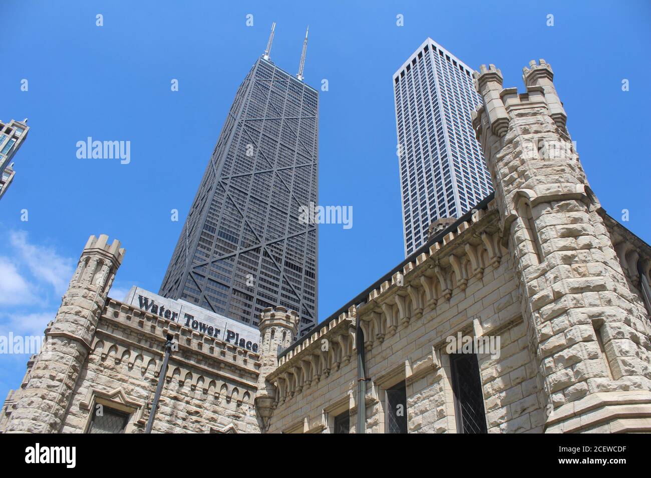 Water Tower Place, Chicago, Illinois. Stockfoto