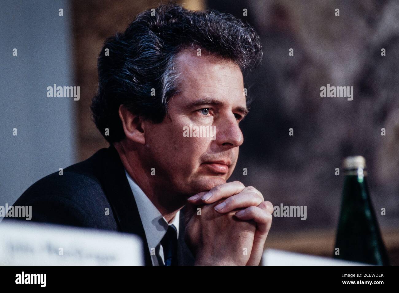 William Waldegrave MP bei der Pressekonferenz der Konservativen Partei in London. 24 Mai 1994. Foto: Neil Turner Stockfoto