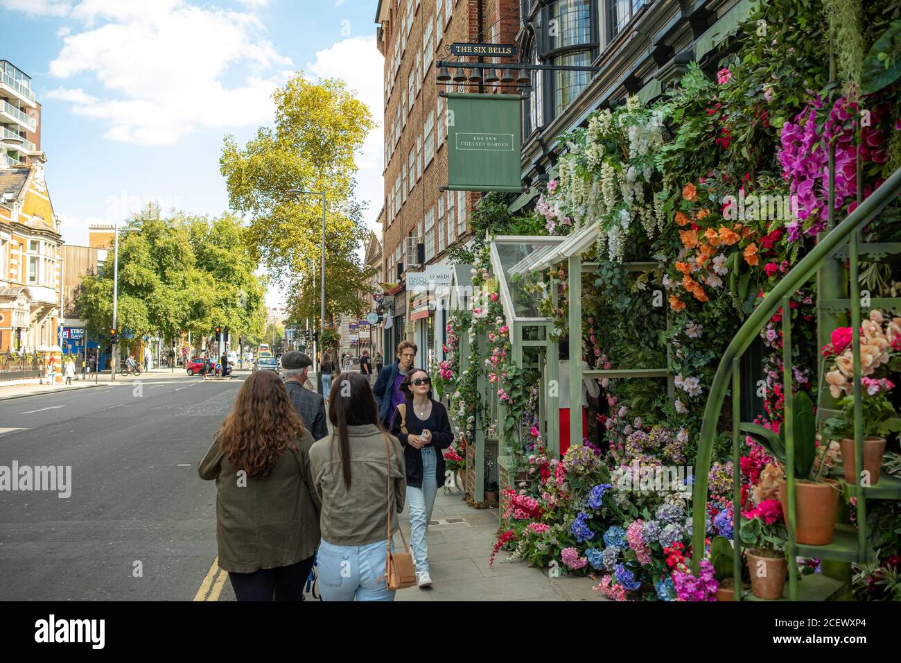 London: Das Ivy Restaurant an der Kings Road, Chelsea Stockfoto