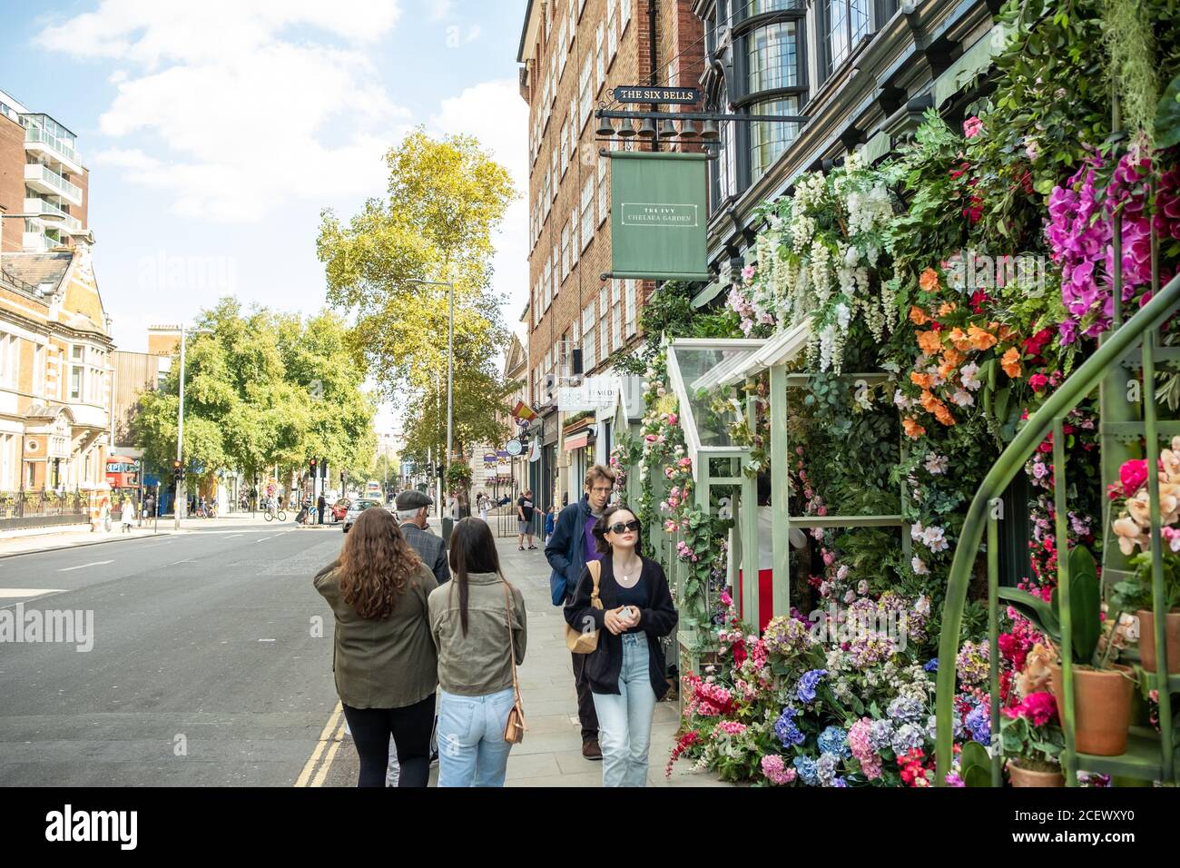 London: Das Ivy Restaurant an der Kings Road, Chelsea Stockfoto